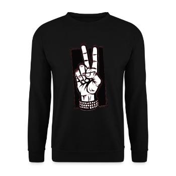 Faisons du rock - Sweat-shirt Unisexe - noir - Devant - Alina (178cm) & Michal (187cm)