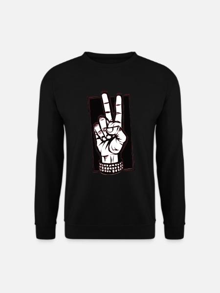 Let's Rock - Unisex Sweatshirt - black