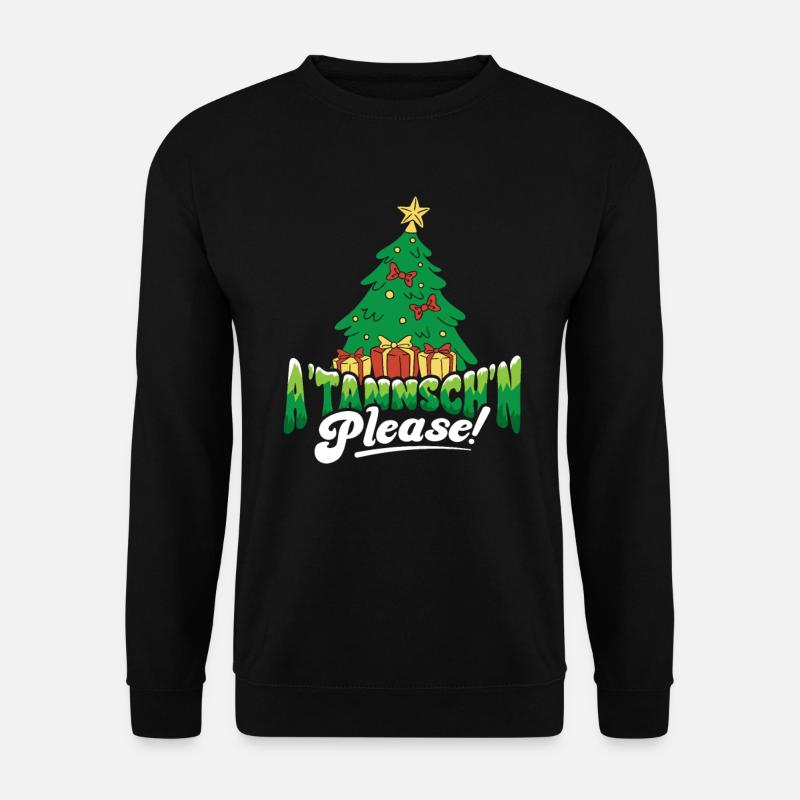 Ä Tännsch´n Please Weihnachten - Unisex Pullover - Schwarz