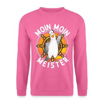 Moin Moin Meister - Unisex Pullover - Pink - Vorne