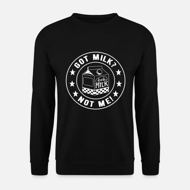 Lactose intolerance Lactose intolerant - Unisex Sweatshirt - black