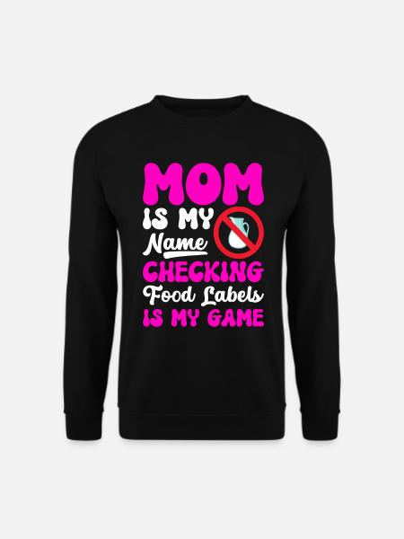 Lactose intolerance Lactose intolerant - Unisex Sweatshirt - black