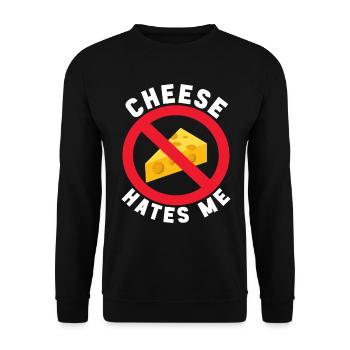 Intolérance au lactose Intolérance au lactose - Sweat-shirt Unisexe - noir - Devant - Alina (178cm) & Michal (187cm)