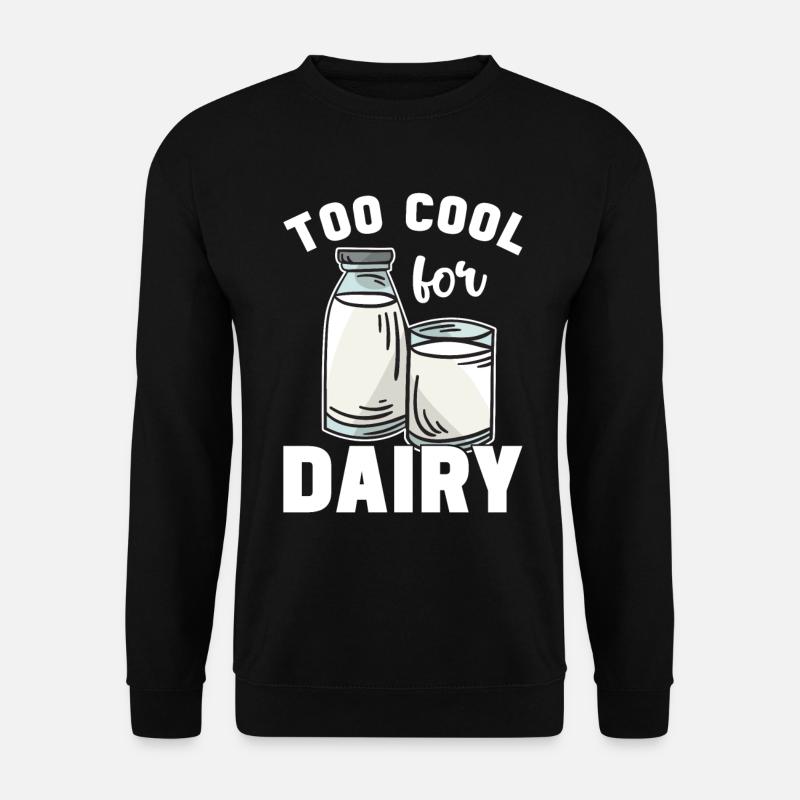 Lactose intolerance Lactose intolerant - Unisex Sweatshirt - black