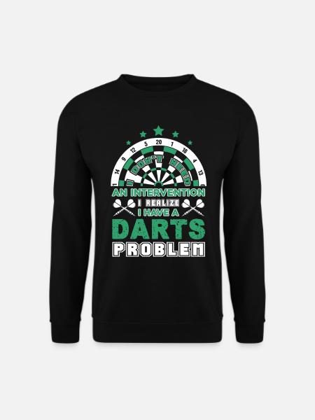 Darts I Have Darts Problem - Unisex Sweatshirt - black