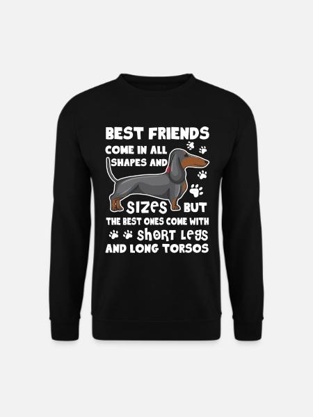 Dachshund Best Friend - Unisex Sweatshirt - black