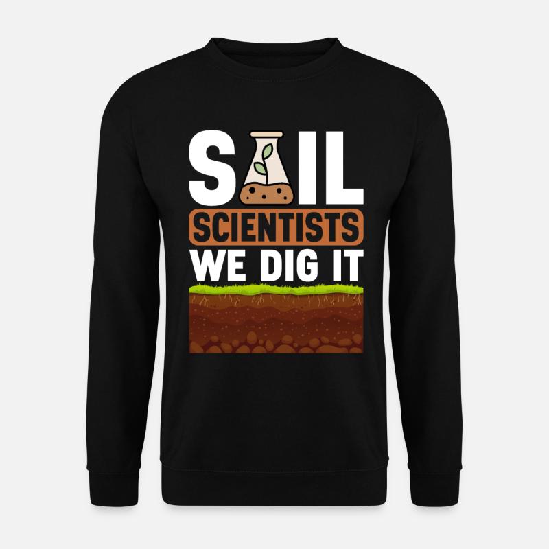 Bodenwissenschaftler Science du sol - Sweat-shirt Unisexe - noir