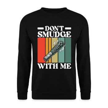Herbs Incense Smudging Spiritual - Unisex Sweatshirt - black - Front - Alina (178cm) & Michal (187cm)