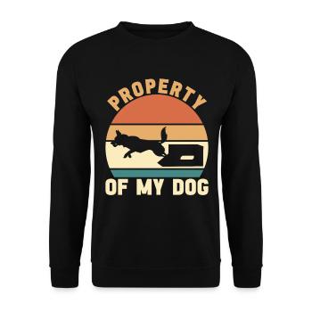 Flyball Sports canins - Sweat-shirt Unisexe - noir - Devant - Alina (178cm) & Michal (187cm)