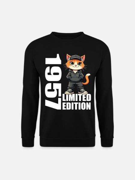 Limited Edition 1957 Geburtstag 1957 Geboren - Unisex Pullover - Schwarz