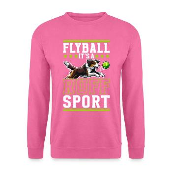 Flyball Sports canins - Sweat-shirt Unisexe - rose - Devant