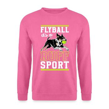 Flyball Sports canins - Sweat-shirt Unisexe - rose - Devant
