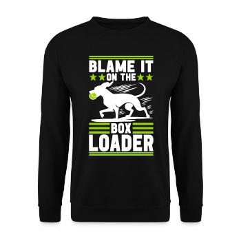 Flyball Dog Sports - Unisex Sweatshirt - black - Front - Alina (178cm) & Michal (187cm)