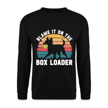 Flyball Dog Sports - Unisex Sweatshirt - black - Front - Alina (178cm) & Michal (187cm)