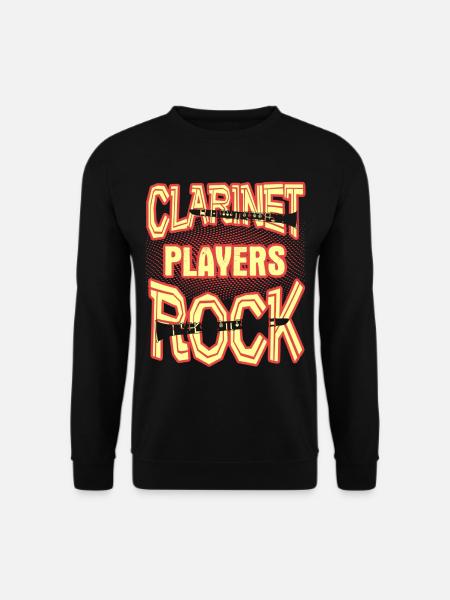Clarinet Players Rock - Unisex Sweatshirt - black