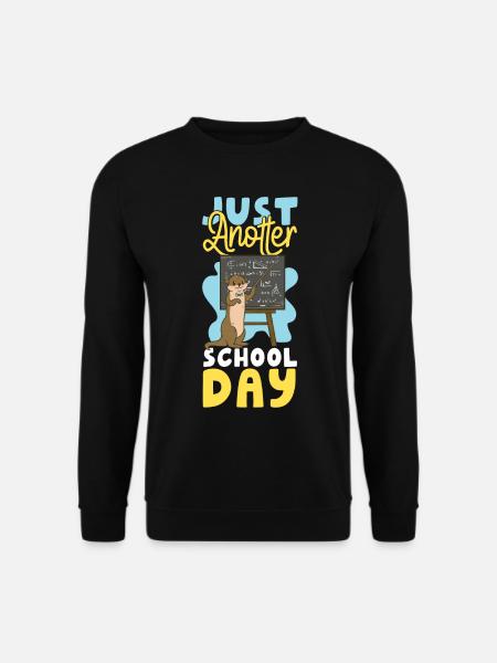 Otter Pre-School First Grade Back - Unisex Pullover - Schwarz