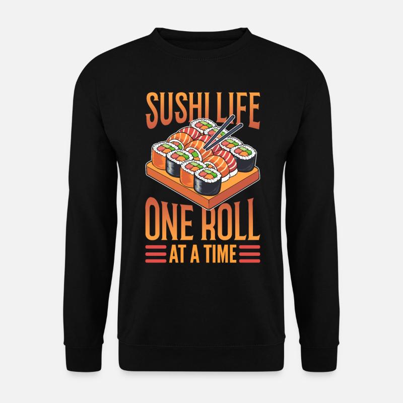 Sushi-Buffet für Erwachsene - Unisex Pullover - Schwarz