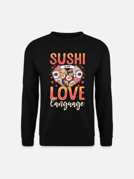 Sushi-Buffet für Erwachsene - Unisex Pullover - Schwarz