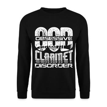 Obsessive Clarinet Disorder - Unisex Sweatshirt - black - Front - Alina (178cm) & Michal (187cm)