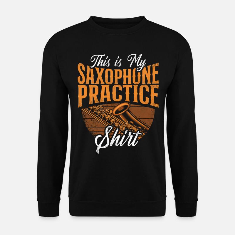 Saxophone C’est mon saxophone - Sweat-shirt Unisexe - noir