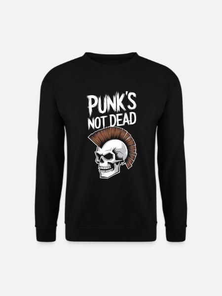 Punk is not dead - Unisex Sweatshirt - black