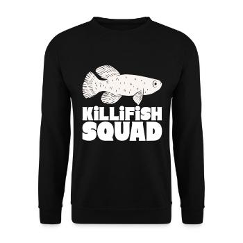 Killifisch Aquarium Amateurs de poissons - Sweat-shirt Unisexe - noir - Devant - Alina (178cm) & Michal (187cm)