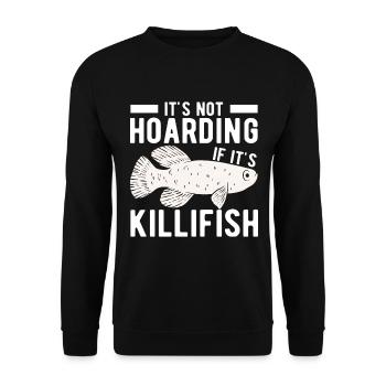 Killifisch Aquarium Amateurs de poissons - Sweat-shirt Unisexe - noir - Devant - Alina (178cm) & Michal (187cm)