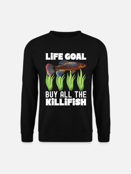 Killifisch Aquarium Fish Lovers - Unisex Sweatshirt - black