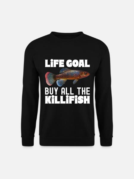 Killifisch Aquarium Fish Lovers - Unisex Sweatshirt - black