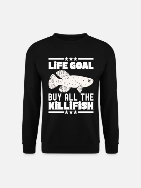 Killifisch Aquarium Fish Lovers - Unisex Sweatshirt - black