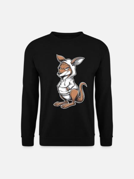 Kangaroo Kangaroo Australian Animals - Unisex Sweatshirt - black