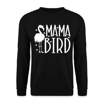 Flamant Maman Oiseau Flamant Maman - Sweat-shirt Unisexe - noir - Devant - Alina (178cm) & Michal (187cm)