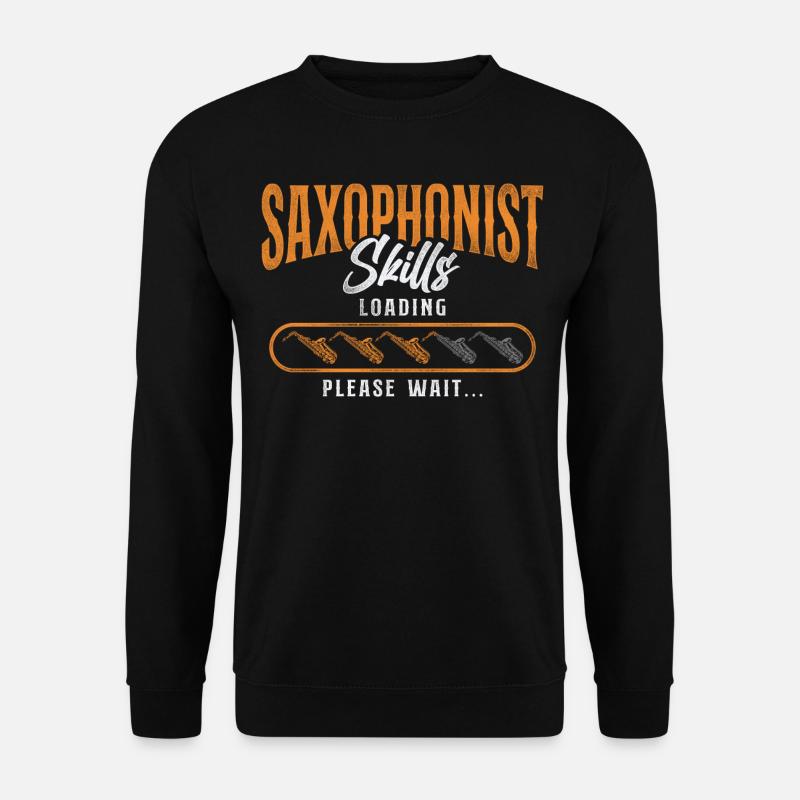 Saxophone Saxophone Skills Loading - Unisex Sweatshirt - black