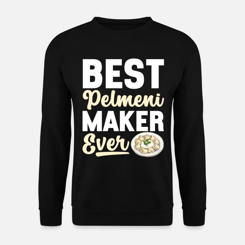 Pelmeni Russian Cuisine - Unisex Sweatshirt - black