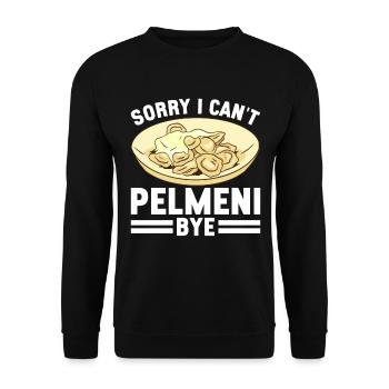 Pelmeni Cuisine russe - Sweat-shirt Unisexe - noir - Devant - Alina (178cm) & Michal (187cm)