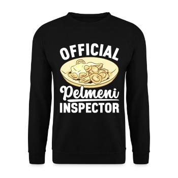 Pelmeni Russian Cuisine - Unisex Sweatshirt - black - Front - Alina (178cm) & Michal (187cm)
