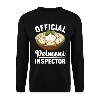 Pelmeni Cuisine russe - Sweat-shirt Unisexe - noir - Devant - Alina (178cm) & Michal (187cm)