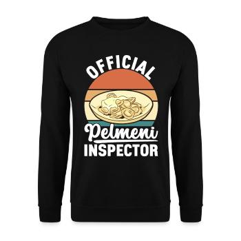 Pelmeni Cuisine russe - Sweat-shirt Unisexe - noir - Devant - Alina (178cm) & Michal (187cm)