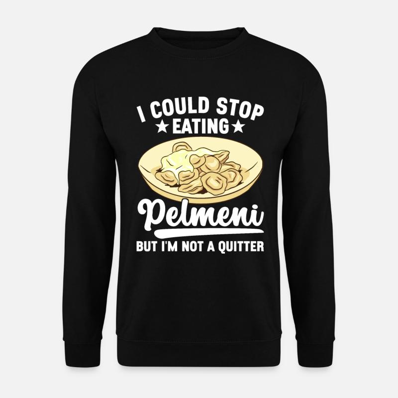 Pelmeni Russian Cuisine - Unisex Sweatshirt - black