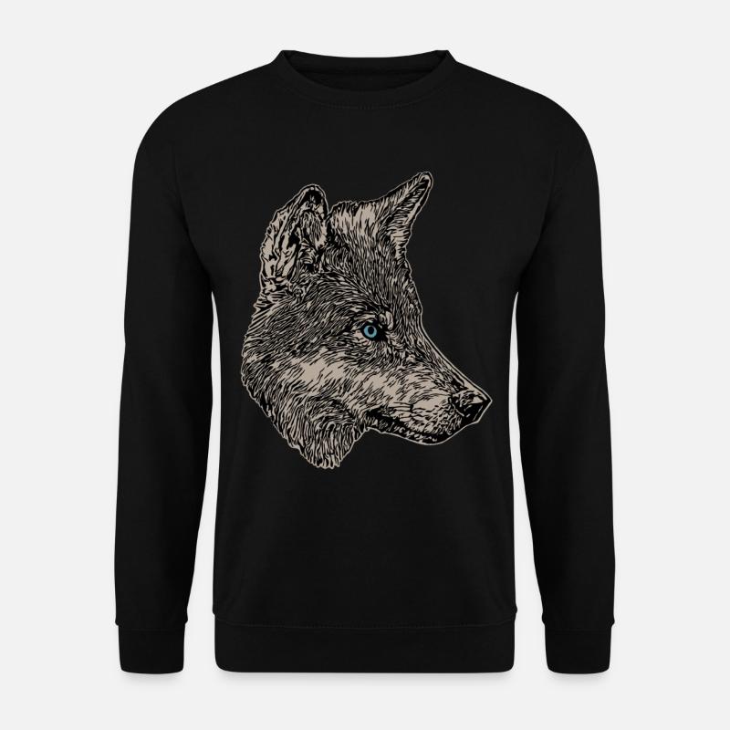 Dog Head - Unisex Sweatshirt - black
