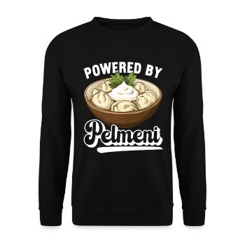 Pelmeni Cuisine russe - Sweat-shirt Unisexe - noir - Devant - Alina (178cm) & Michal (187cm)