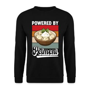 Pelmeni Cuisine russe - Sweat-shirt Unisexe - noir - Devant - Alina (178cm) & Michal (187cm)