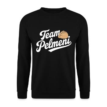 Pelmeni Cuisine russe - Sweat-shirt Unisexe - noir - Devant - Alina (178cm) & Michal (187cm)