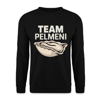 Pelmeni Russian Cuisine - Unisex Sweatshirt - black - Front - Alina (178cm) & Michal (187cm)
