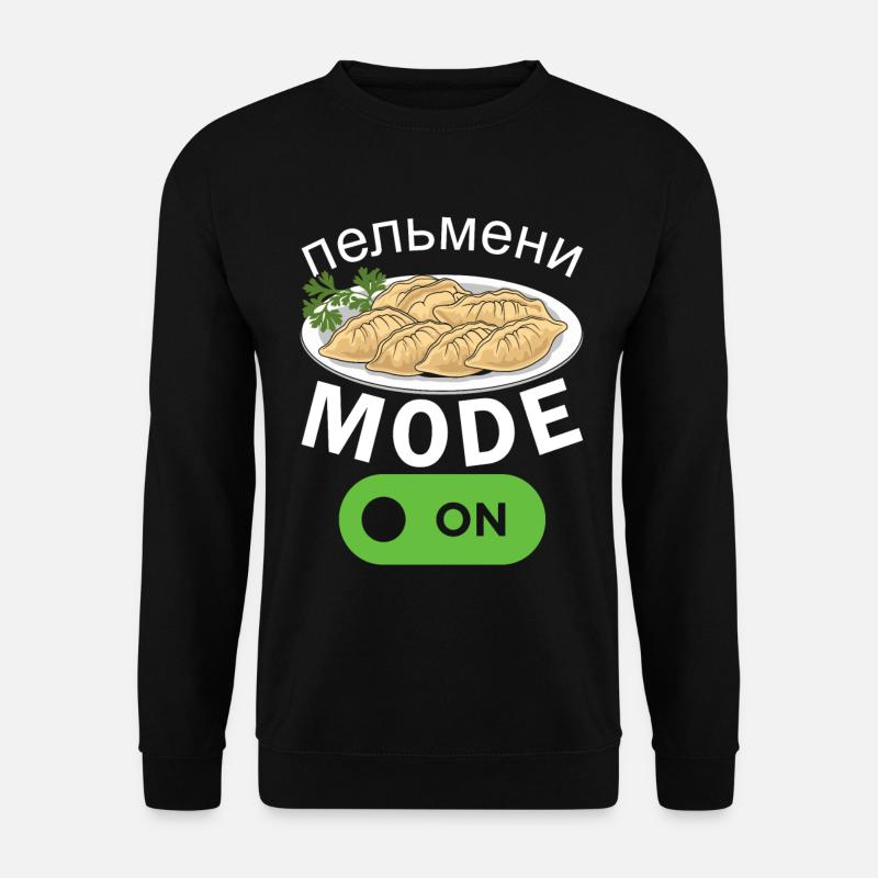 Pelmeni Russische Küche - Unisex Pullover - Schwarz