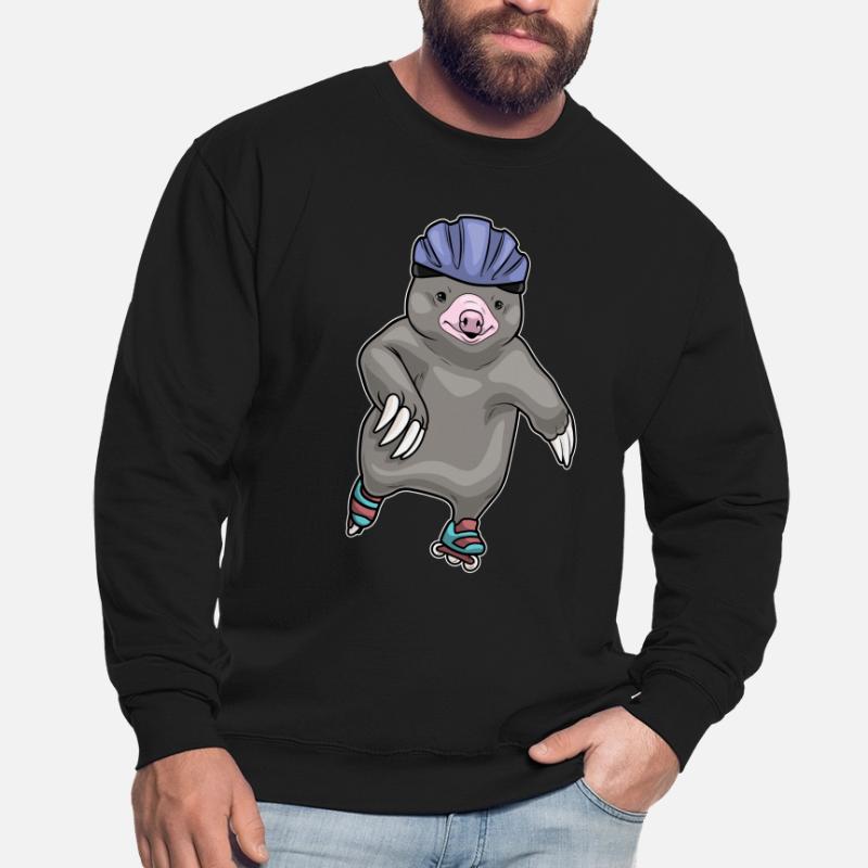 Mole Inline Skating Roller Skates Unisex Sweatshirt
