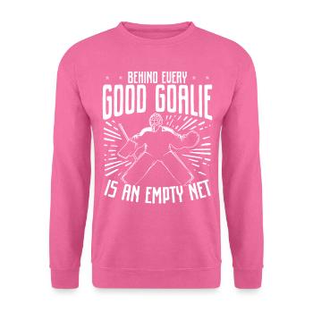 Eishockey Torwart Eishockey Torhüter - Unisex Pullover - Pink - Vorne