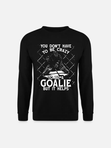 Eishockey Torwart Eishockey Torhüter - Unisex Pullover - Schwarz