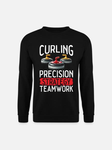 Curling, Curling, Curling, Curling, Curling - Unisex Sweatshirt - black