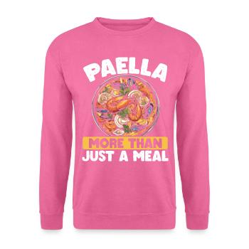 Paella Spanische Küche Meeresfrüchte - Unisex Pullover - Pink - Vorne
